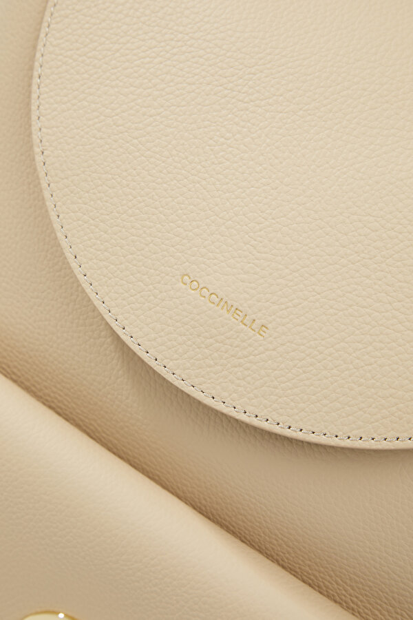 BEIGE LEATHER BAG 6