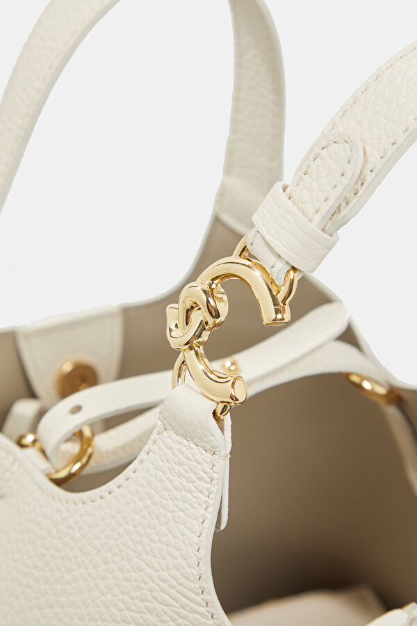 ECRU LEATHER BAG 6