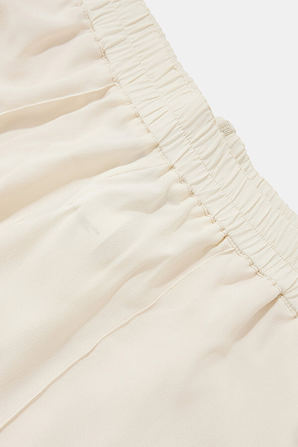 ECRU WIDE LEG TROUSERS 7