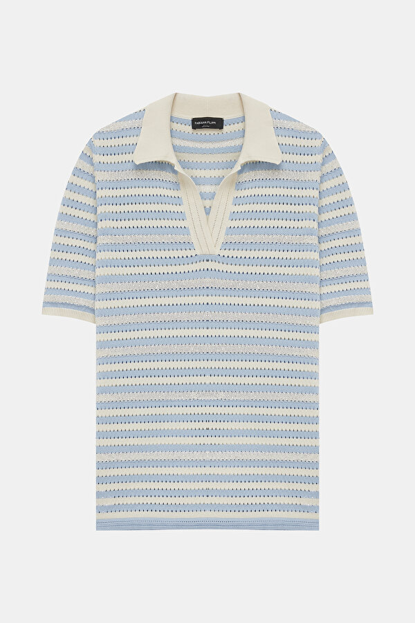 WHITE POLO NECK TRICOT