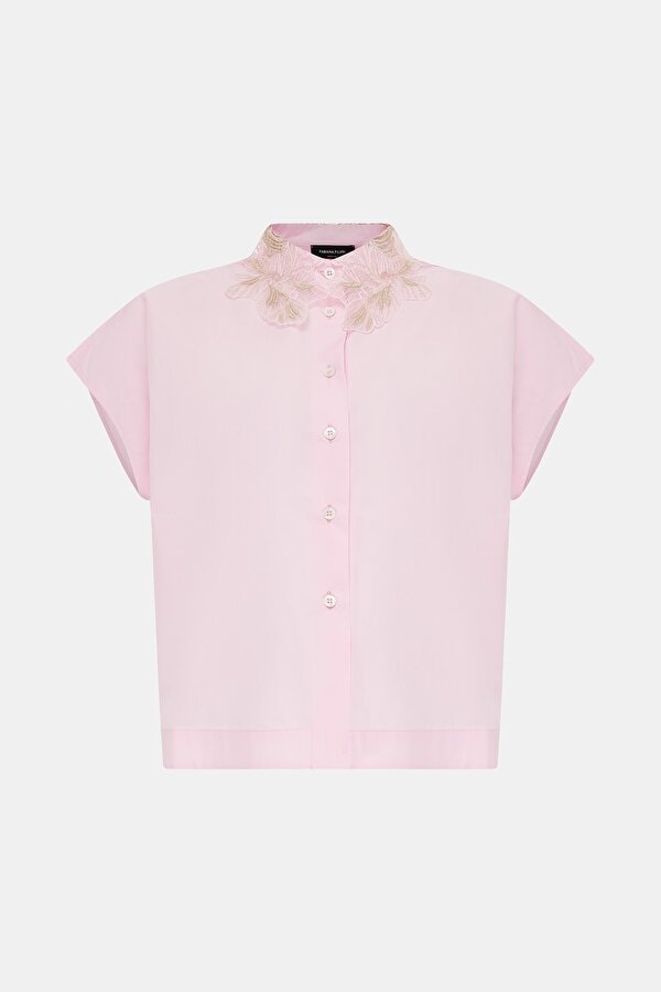 BEIGE SHORT SLEEVE SHIRT 7