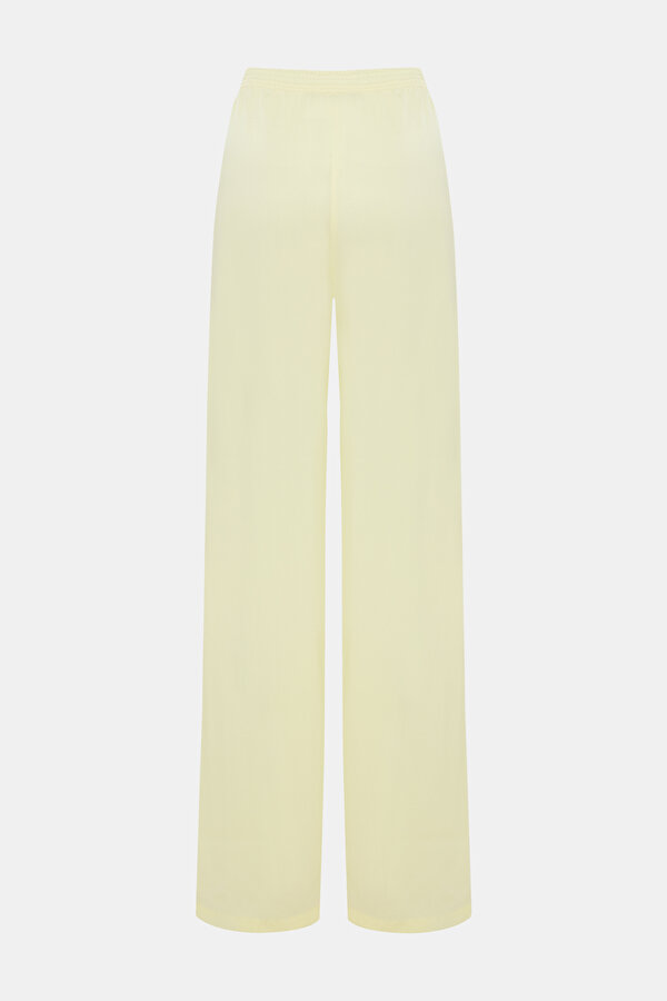 YELLOW WIDE LEG TROUSERS 6