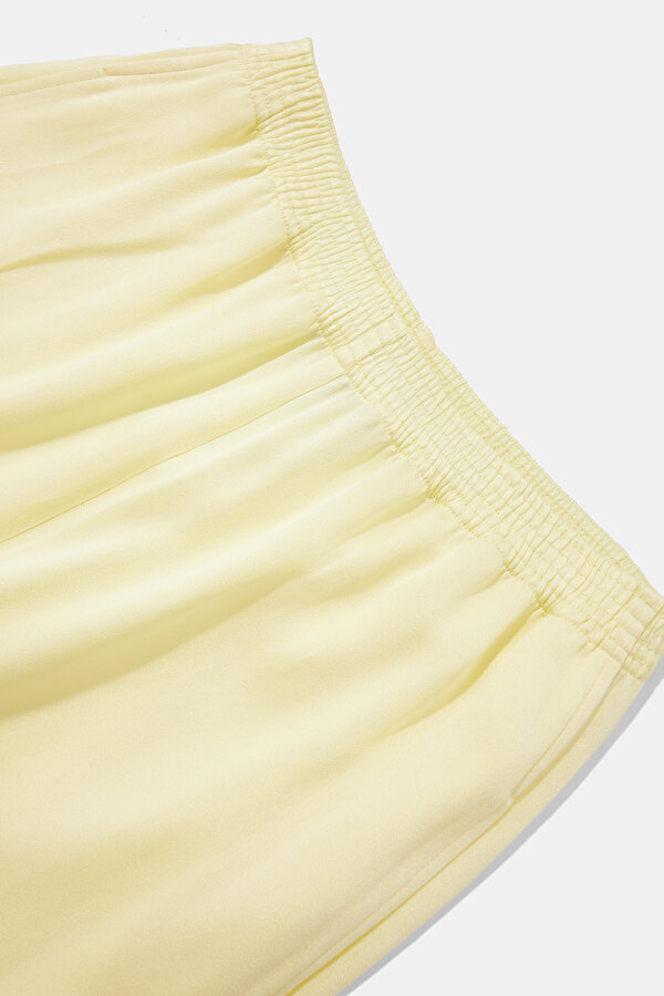 YELLOW WIDE LEG TROUSERS 7
