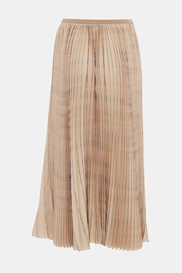 KHAKI MIDI SKIRT 6