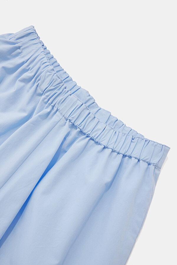 BLUE WIDE LEG TROUSERS 7