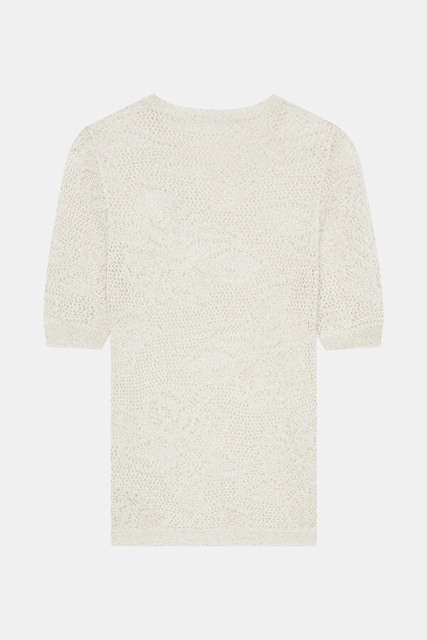 ECRU BASIC / ROUND NECKLINE TRICOT 7