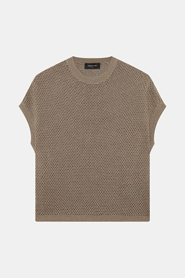 MINK BASIC / ROUND NECKLINE TRICOT