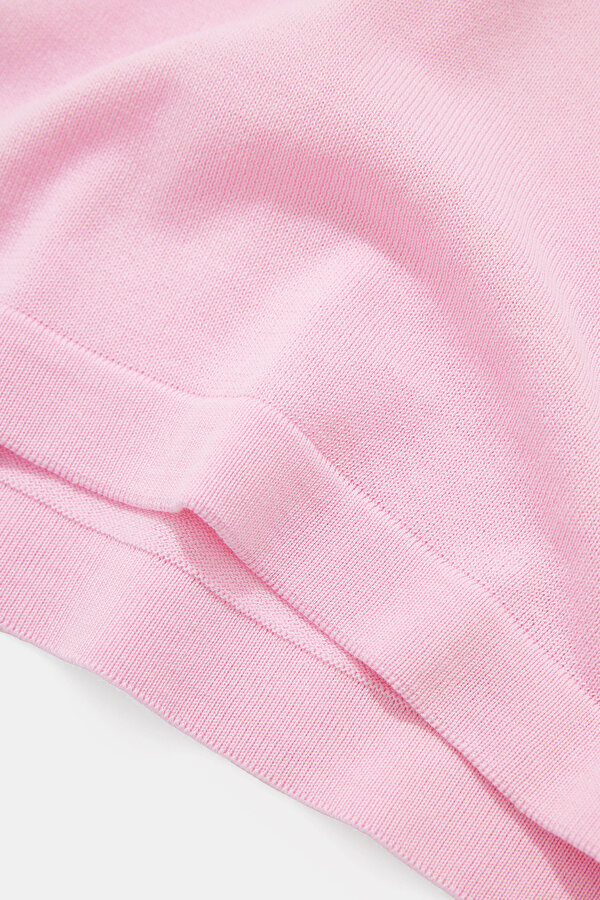 PINK V NECK TRICOT 11