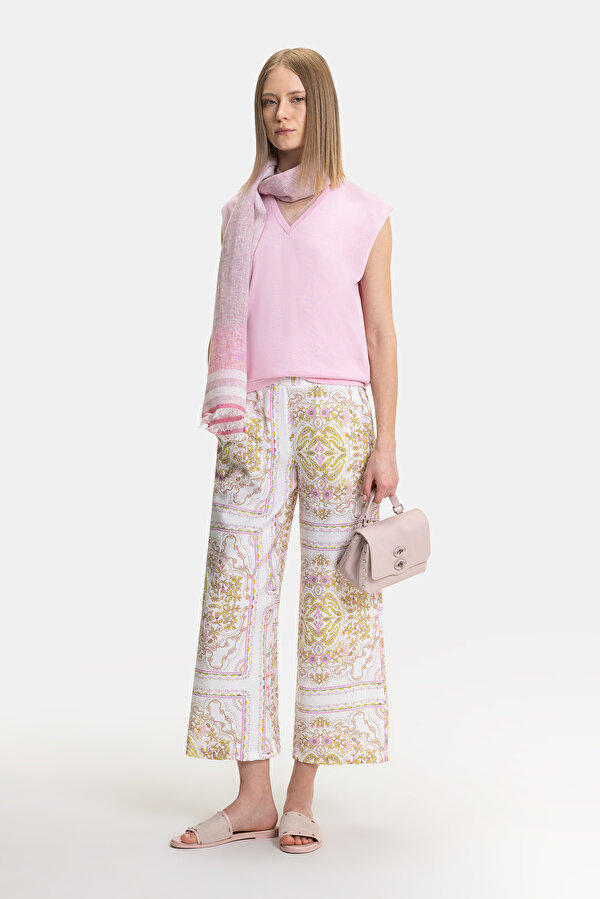 PINK V NECK TRICOT 6