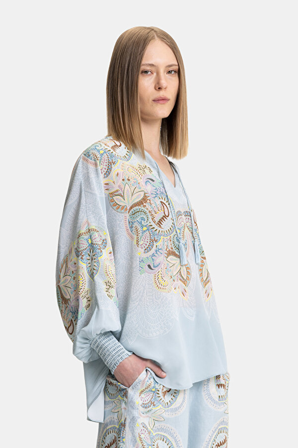MULTICOLOR LONG SLEEVE BLOUSE