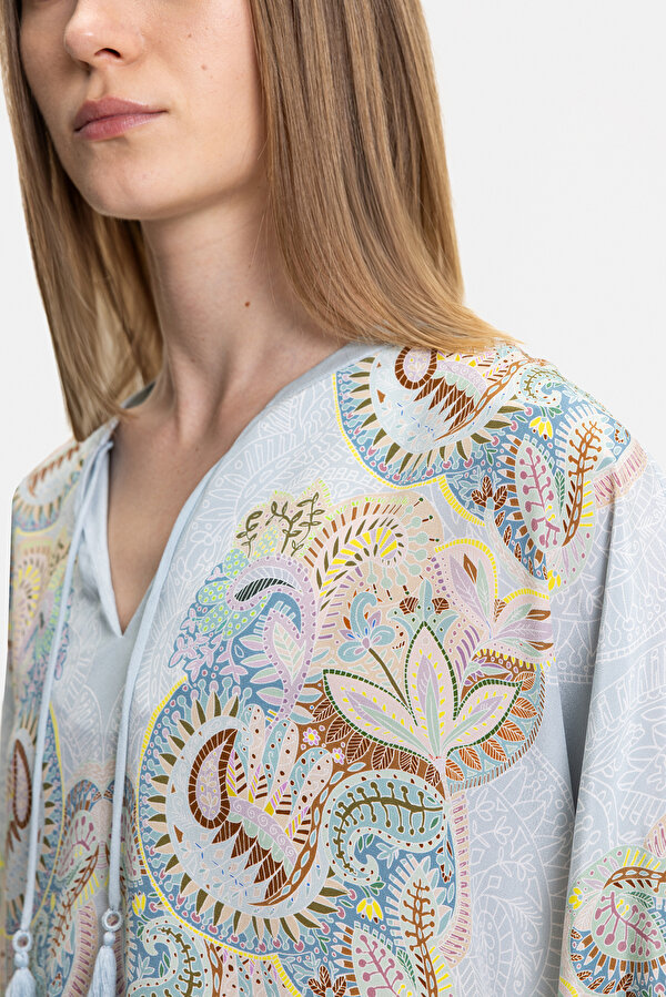 MULTICOLOR LONG SLEEVE BLOUSE 7