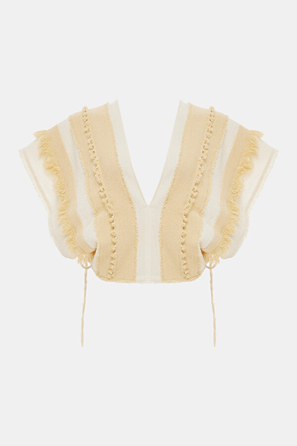 LIGHT YELLOW BLOUSE