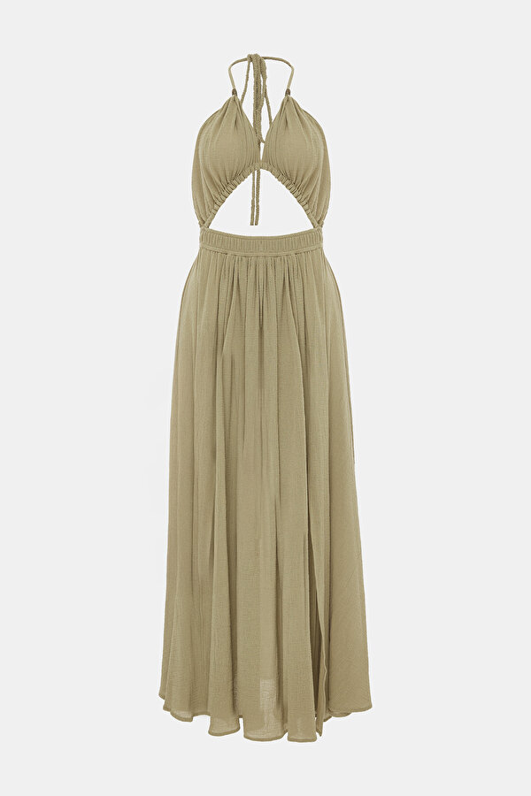 LIGHT BROWN DRESS