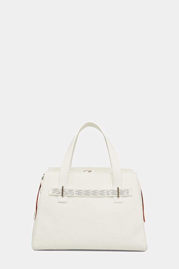 ECRU LEATHER BAG