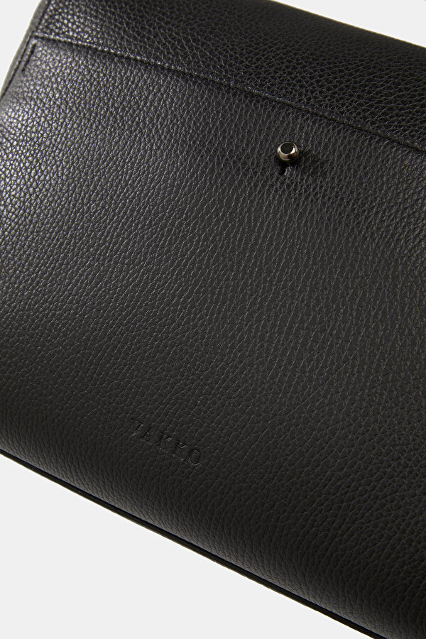 BLACK LEATHER BAG 7