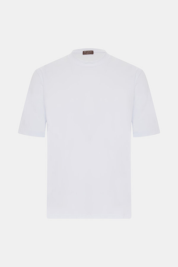 BİSİKLET YAKALI KISA KOL T-SHIRT