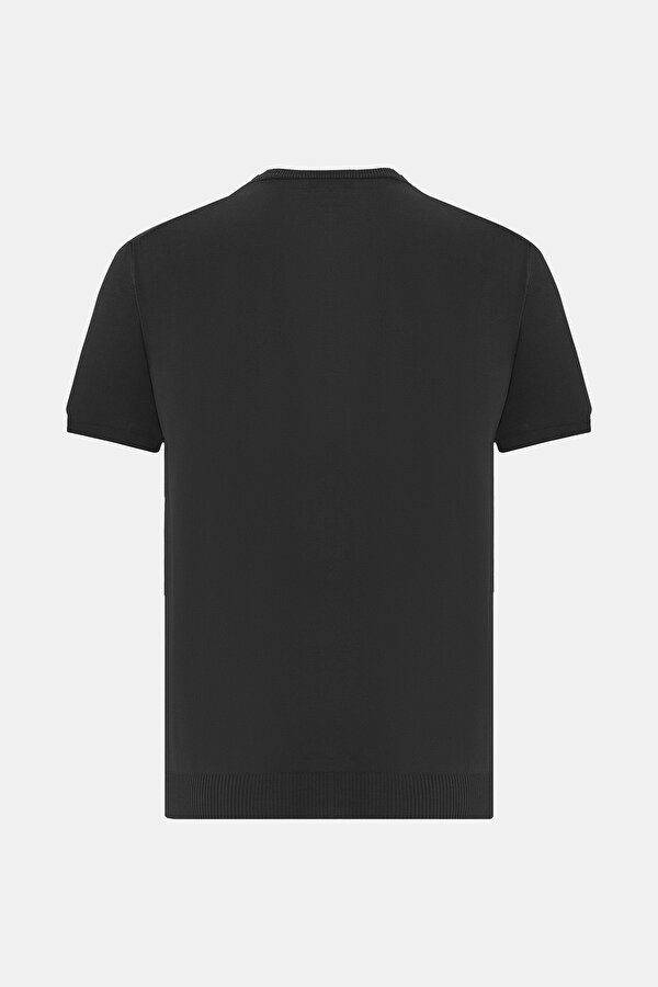BİSİKLET YAKALI KISA KOL KOTON KREP TRİKO T.SHIRT 2