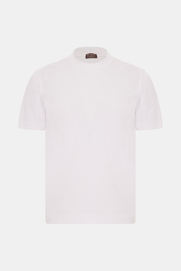 BİSİKLET YAKALI KISA KOL T-SHIRT