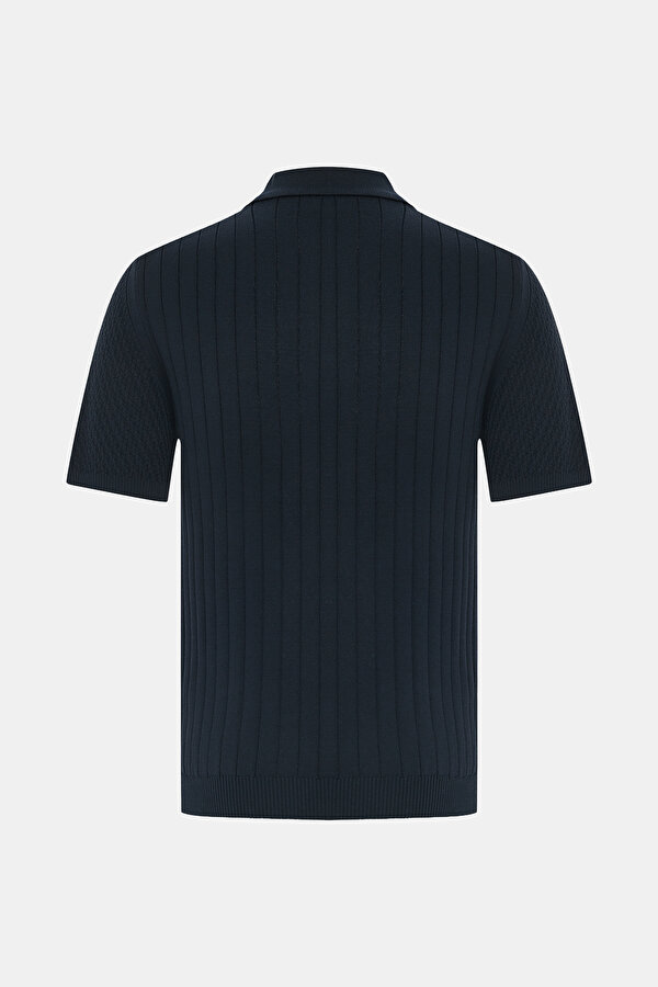 POLO YAKA KISA KOL JAKARLI TRİKO TSHIRT 7