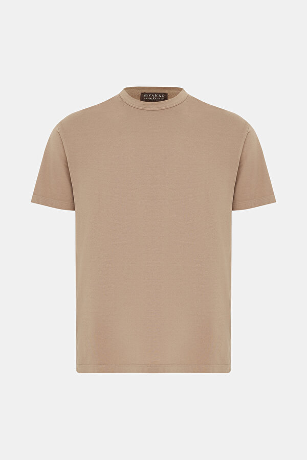 CAMEL BICYCLE COLLAR SHORT SLEEVE TSHIRT