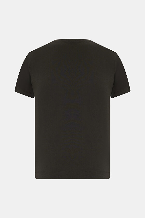 V YAKALI KISA KOL T-SHIRT 2
