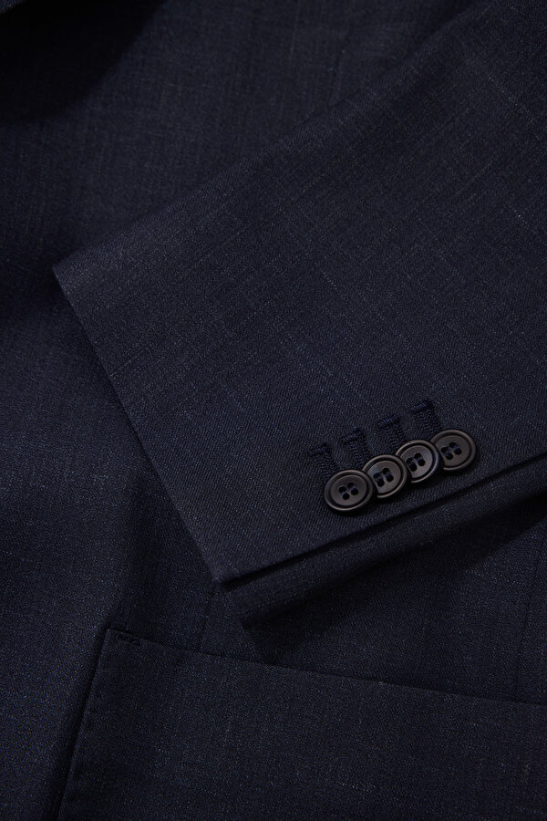 NAVY BLUE WOOL/SILK SUIT 12