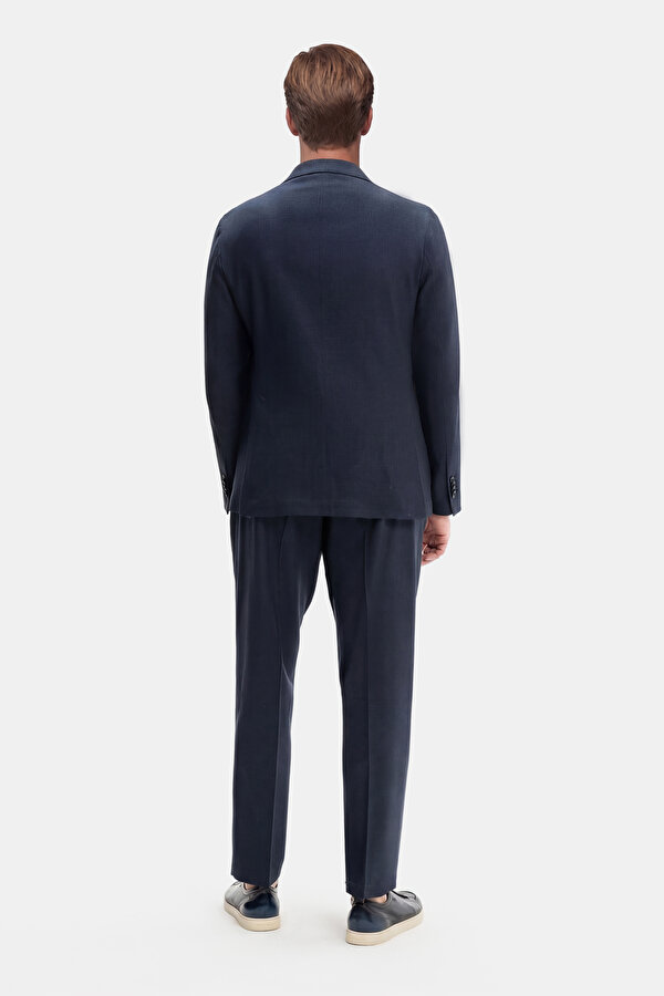 NAVY BLUE WOOL/SILK SUIT 2