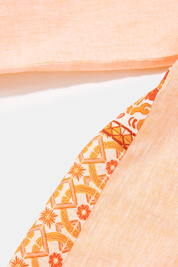 ORANGE LONG SLEEVE BLOUSE 12