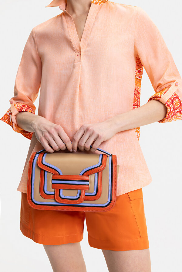 ORANGE LONG SLEEVE BLOUSE 7