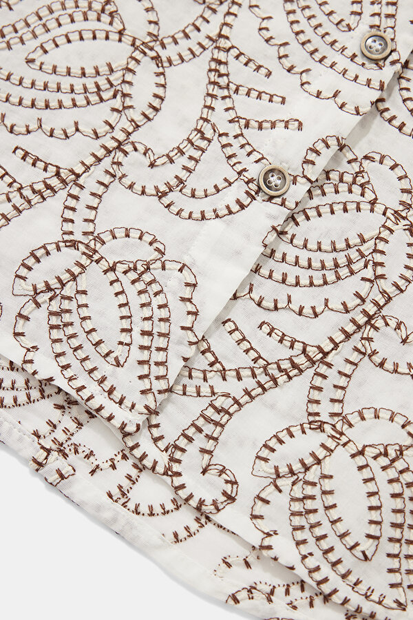 BROWN SLEEVELESS SHIRT 11