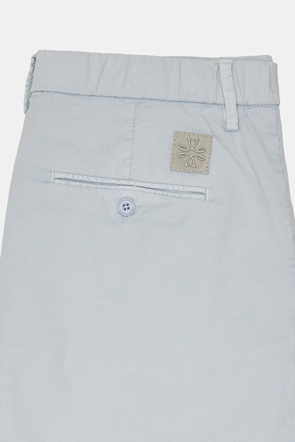 BLUE COTTON ELASTANE BERMUDA 7