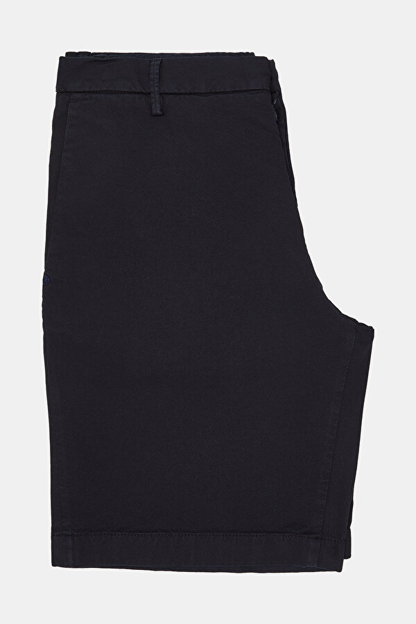 NAVY BLUE COTTON ELASTANE BERMUDA 6