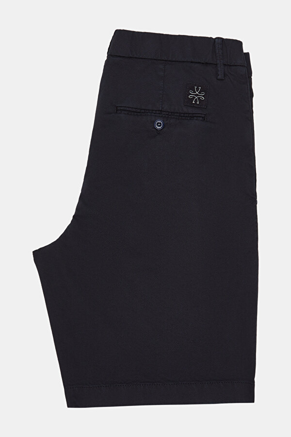 NAVY BLUE COTTON ELASTANE BERMUDA 7