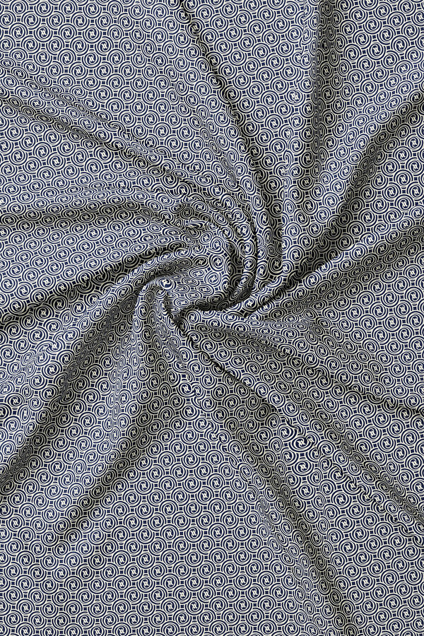 ECRU MONOGRAM TWILL SCARF 2