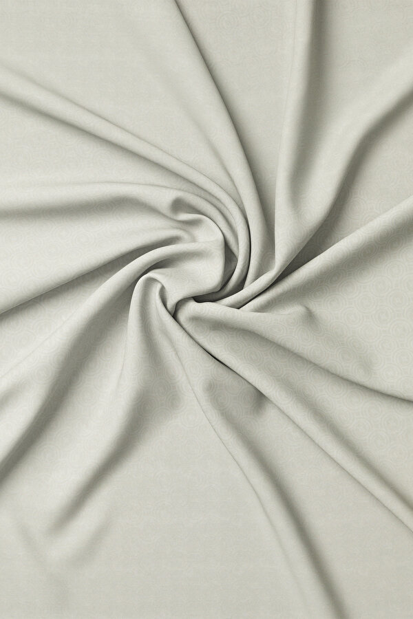 WHITE COTTON/SILK SCARF 2
