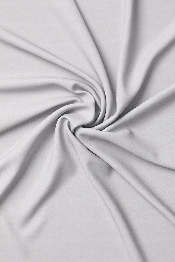 SILVER COTTON/SILK SHAWL 2