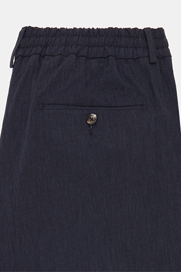 TEK PİLELİ BELİ LASTİKLİ SEERSUCKER PANTOLON 7