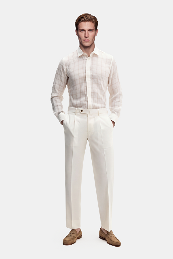 ECRU TROUSERS