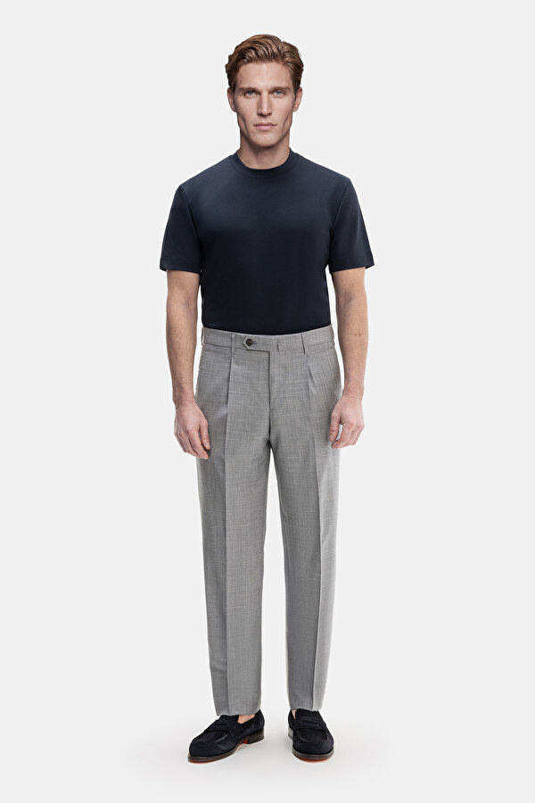 GREY SERGE TROUSERS