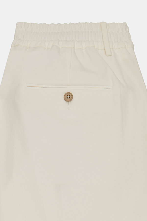 ECRU JERSEY TROUSERS 7