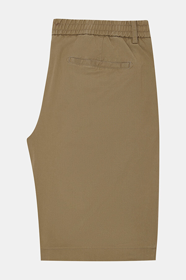 DARK GREEN LYOCELL COTTON BERMUDA 2