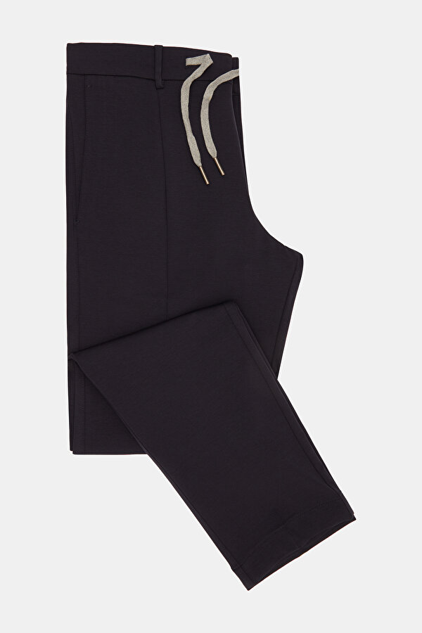 NAVY BLUE JERSEY TROUSERS 6