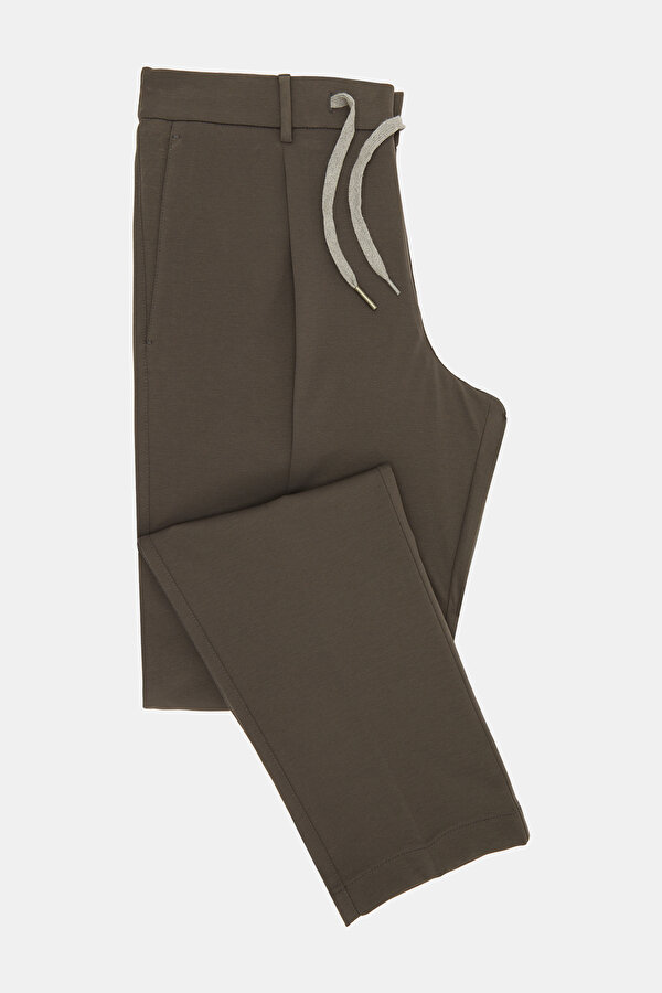 KHAKI JERSEY TROUSERS 6