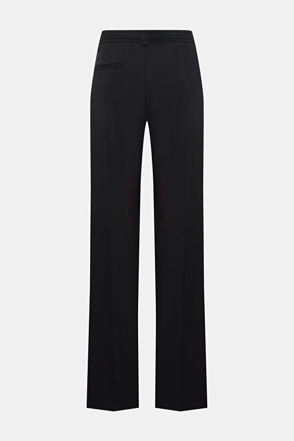 BLACK STRAIGHT CUT TROUSERS 6