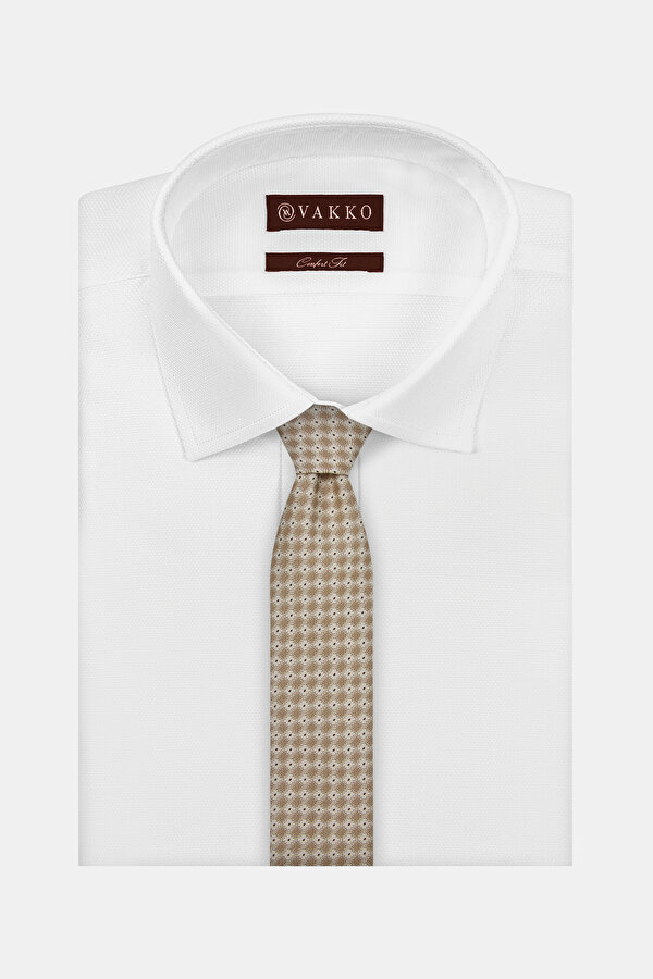 EXCLUSİVE MICRO DESENLİ İPEK KRAVAT 2