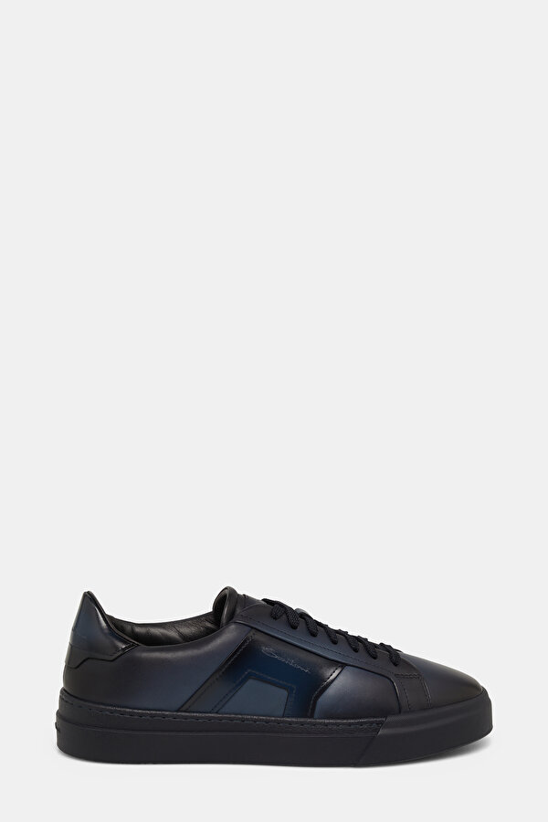 NAVY BLUE LEATHER SHOE
