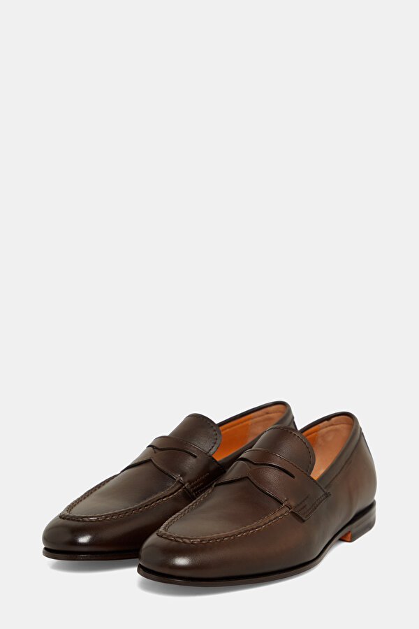 BROWN LEATHER SHOE 2