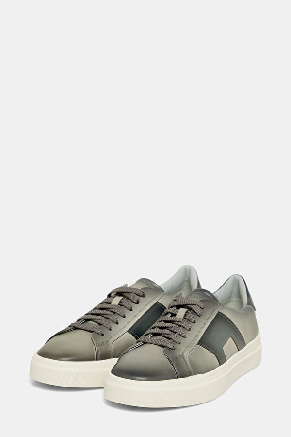 GREY LEATHER SHOE 2