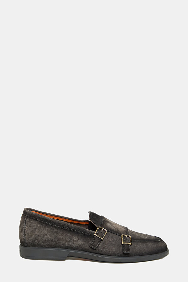 GREY LEATHER SHOE