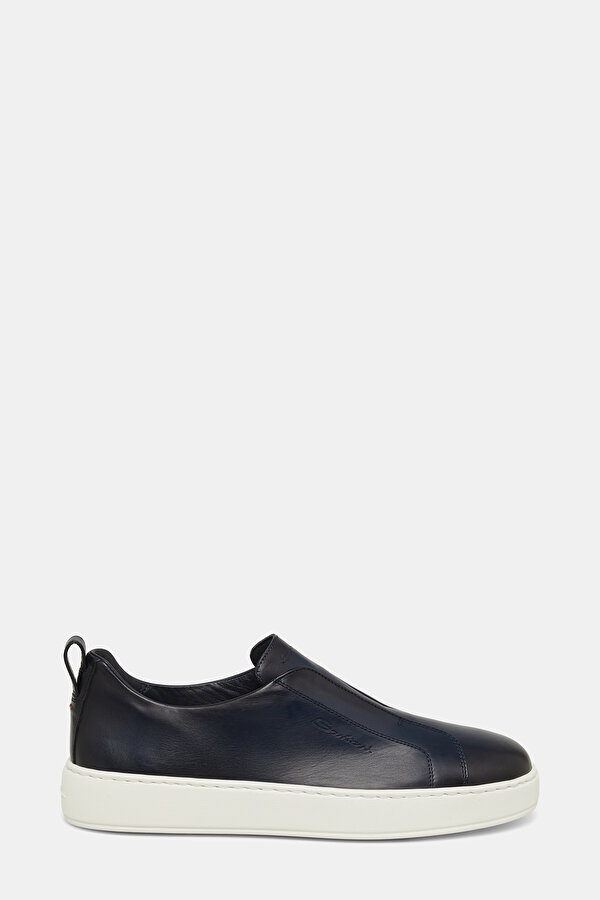 NAVY BLUE LEATHER SHOE